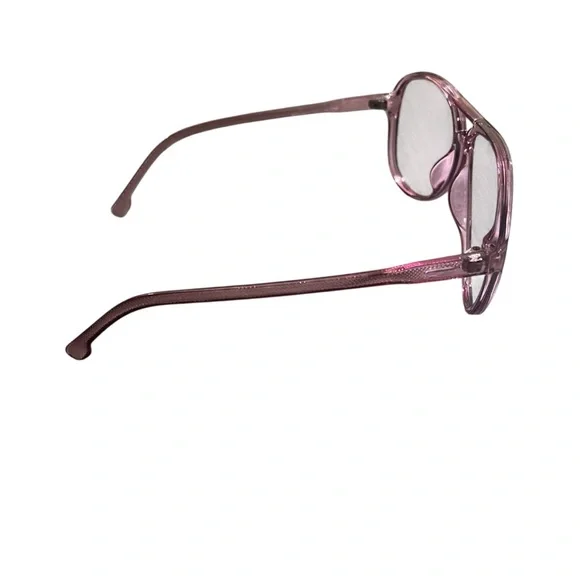New! Viento Pink Fuchsia Clear Aviator Eyeglasses - Picture 5 of 7